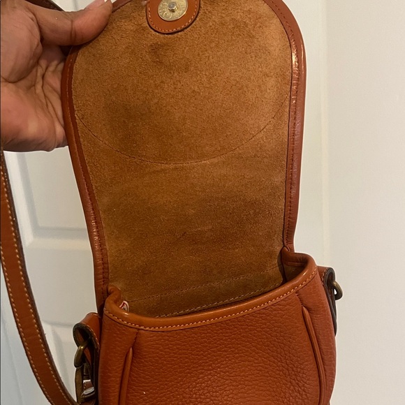 Dooney & Bourke Tan Leather Crossbody Bag - Picture 8 of 16